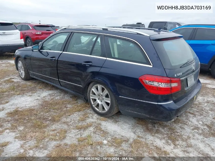 2013 Mercedes-Benz E 350 4Matic VIN: WDDHH8JB3DA703169 Lot: 40630342