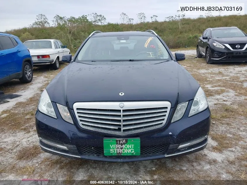 2013 Mercedes-Benz E 350 4Matic VIN: WDDHH8JB3DA703169 Lot: 40630342