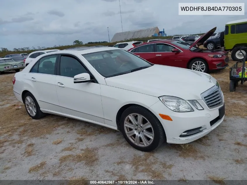 2013 Mercedes-Benz E 350 4Matic VIN: WDDHF8JB4DA770305 Lot: 40642567