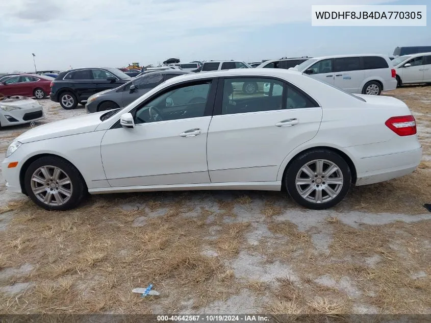 2013 Mercedes-Benz E 350 4Matic VIN: WDDHF8JB4DA770305 Lot: 40642567