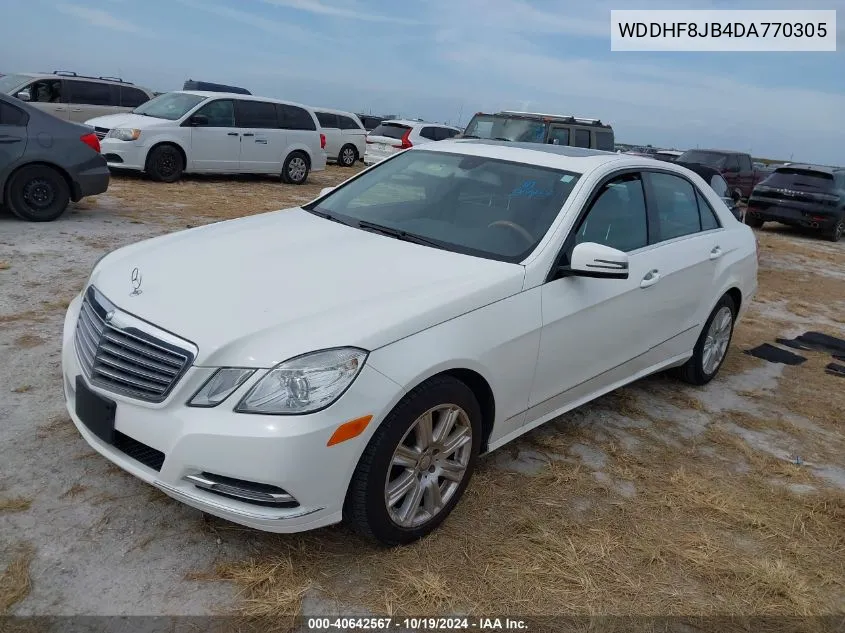 2013 Mercedes-Benz E 350 4Matic VIN: WDDHF8JB4DA770305 Lot: 40642567