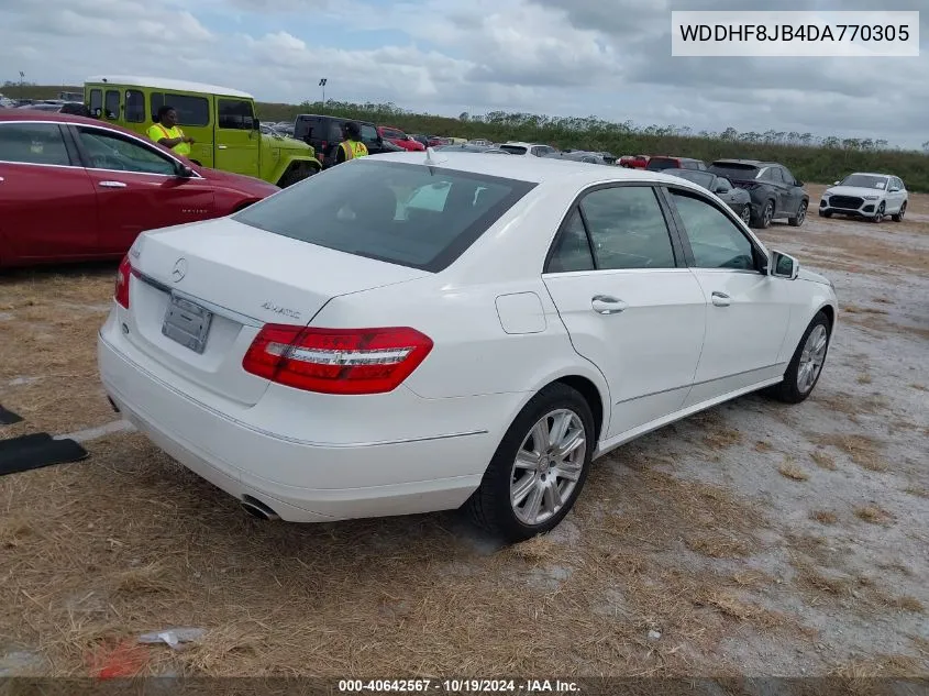 2013 Mercedes-Benz E 350 4Matic VIN: WDDHF8JB4DA770305 Lot: 40642567