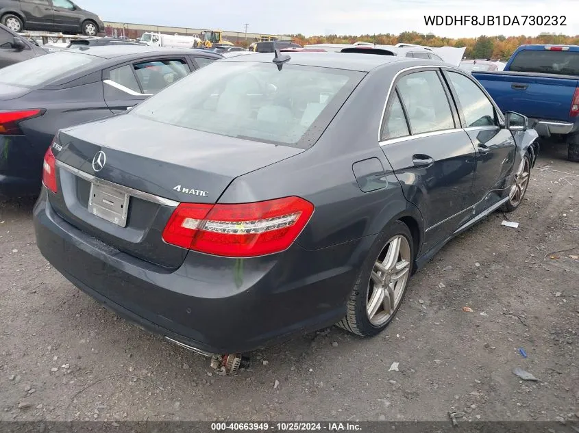 2013 Mercedes-Benz E 350 4Matic VIN: WDDHF8JB1DA730232 Lot: 40663949