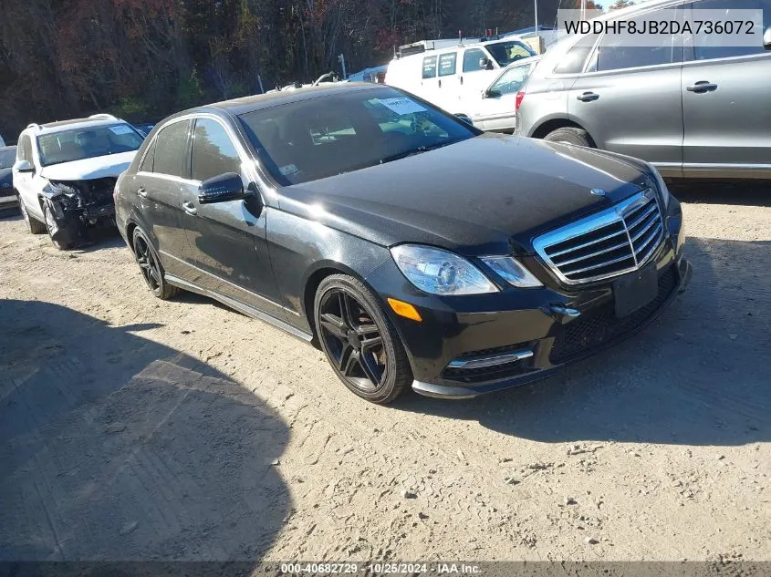 2013 Mercedes-Benz E 350 4Matic VIN: WDDHF8JB2DA736072 Lot: 40682729