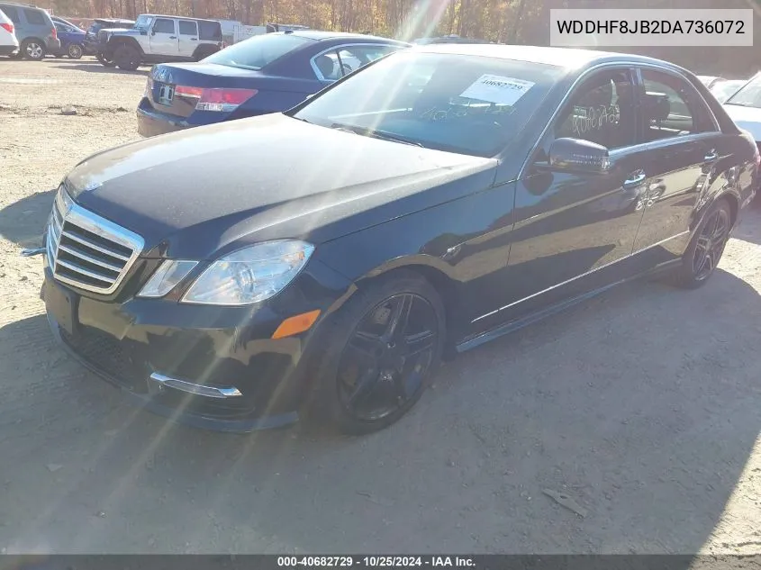 2013 Mercedes-Benz E 350 4Matic VIN: WDDHF8JB2DA736072 Lot: 40682729