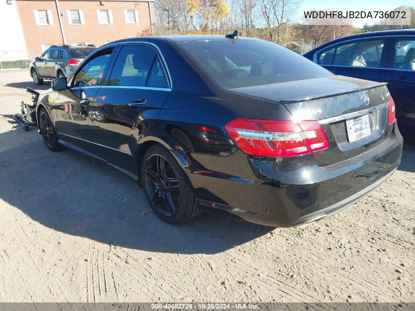 2013 Mercedes-Benz E 350 4Matic VIN: WDDHF8JB2DA736072 Lot: 40682729