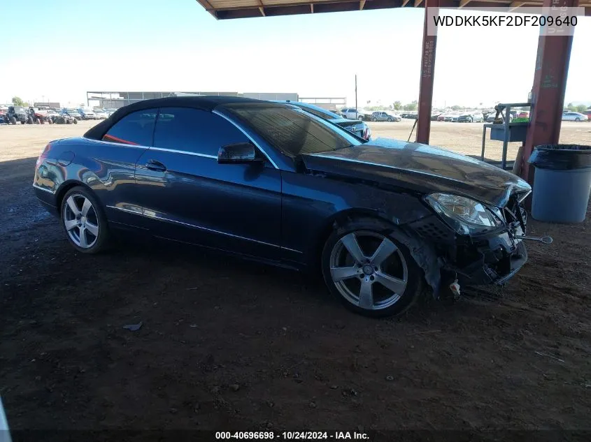 2013 Mercedes-Benz E 350 VIN: WDDKK5KF2DF209640 Lot: 40696698