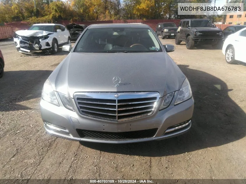 2013 Mercedes-Benz E 350 4Matic VIN: WDDHF8JB8DA676783 Lot: 40703109