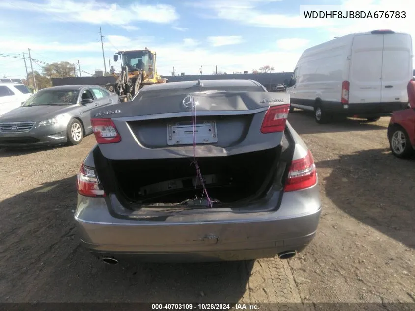 2013 Mercedes-Benz E 350 4Matic VIN: WDDHF8JB8DA676783 Lot: 40703109