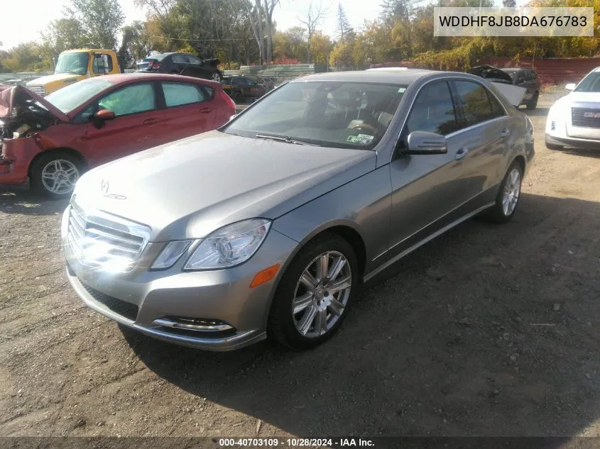 2013 Mercedes-Benz E 350 4Matic VIN: WDDHF8JB8DA676783 Lot: 40703109