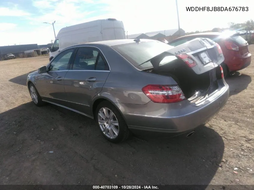 2013 Mercedes-Benz E 350 4Matic VIN: WDDHF8JB8DA676783 Lot: 40703109