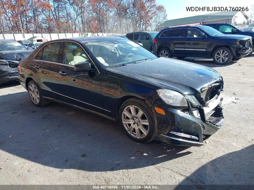 2013 Mercedes-Benz E 350 4Matic VIN: WDDHF8JB3DA760266 Lot: 40716086