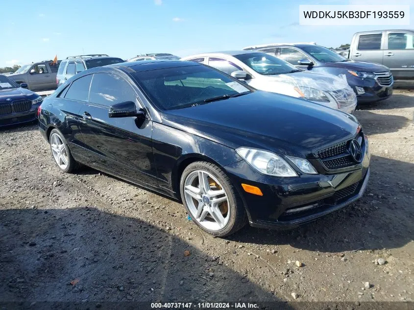 2013 Mercedes-Benz E 350 VIN: WDDKJ5KB3DF193559 Lot: 40737147