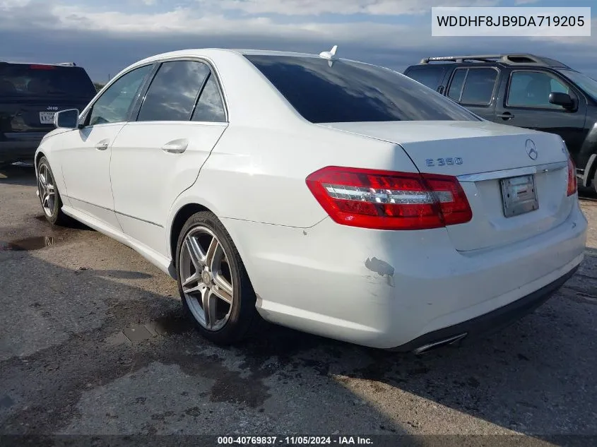 2013 Mercedes-Benz E 350 4Matic VIN: WDDHF8JB9DA719205 Lot: 40769837