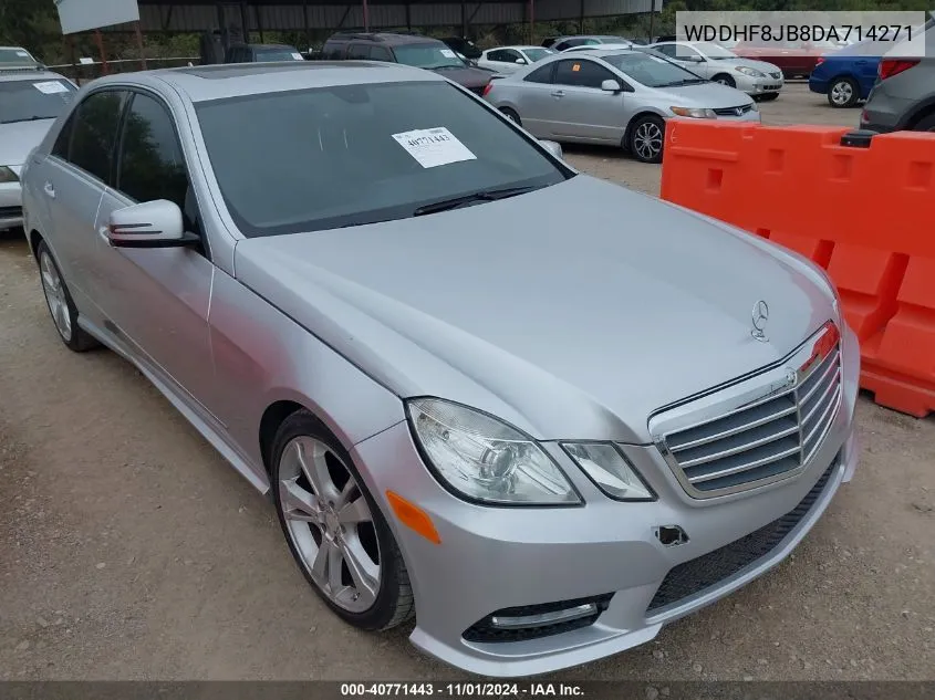 2013 Mercedes-Benz E 350 4Matic VIN: WDDHF8JB8DA714271 Lot: 40771443