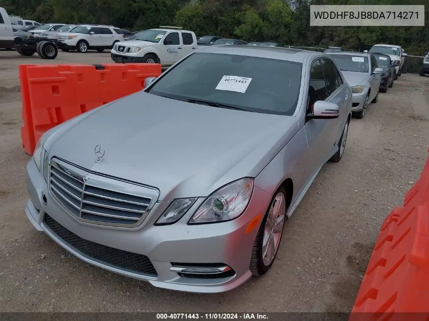 2013 Mercedes-Benz E 350 4Matic VIN: WDDHF8JB8DA714271 Lot: 40771443