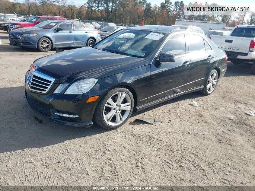 2013 Mercedes-Benz E 350 VIN: WDDHF5KB9DA764514 Lot: 40783519