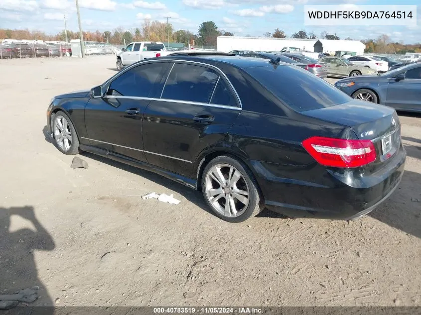 2013 Mercedes-Benz E 350 VIN: WDDHF5KB9DA764514 Lot: 40783519