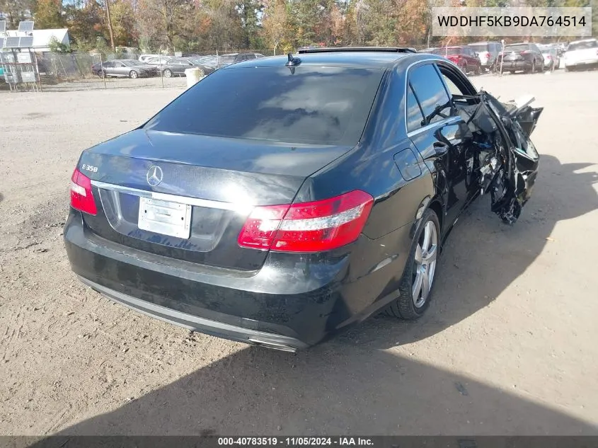 2013 Mercedes-Benz E 350 VIN: WDDHF5KB9DA764514 Lot: 40783519