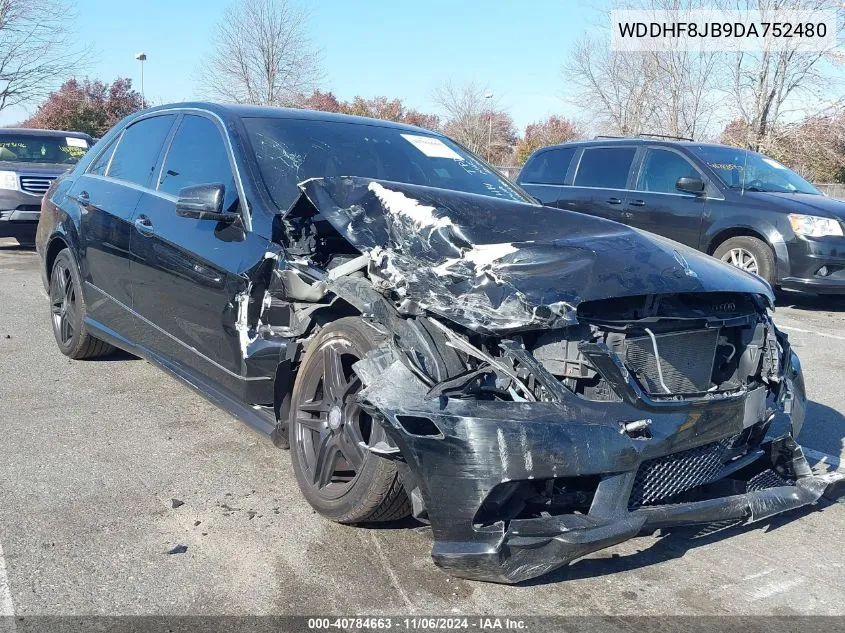 2013 Mercedes-Benz E 350 4Matic VIN: WDDHF8JB9DA752480 Lot: 40784663