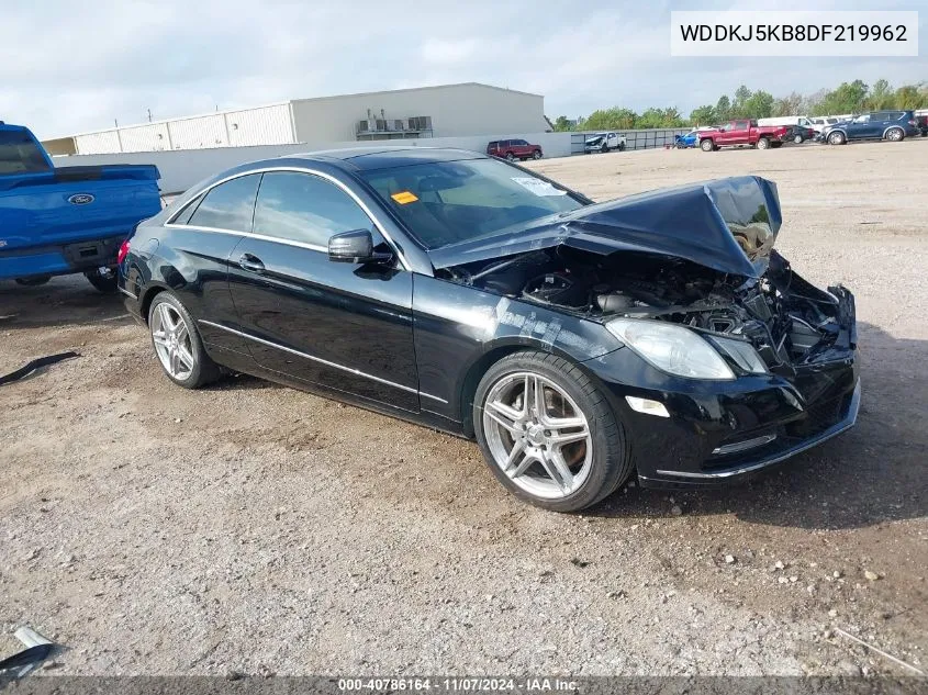 2013 Mercedes-Benz E 350 VIN: WDDKJ5KB8DF219962 Lot: 40786164