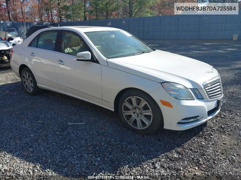 2013 Mercedes-Benz E 350 4Matic VIN: WDDHF8JB7DA725584 Lot: 40793519