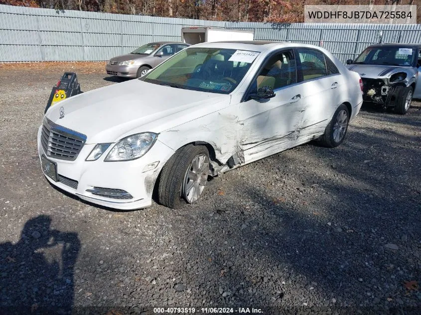 2013 Mercedes-Benz E 350 4Matic VIN: WDDHF8JB7DA725584 Lot: 40793519