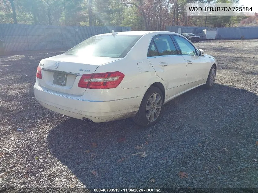 2013 Mercedes-Benz E 350 4Matic VIN: WDDHF8JB7DA725584 Lot: 40793519