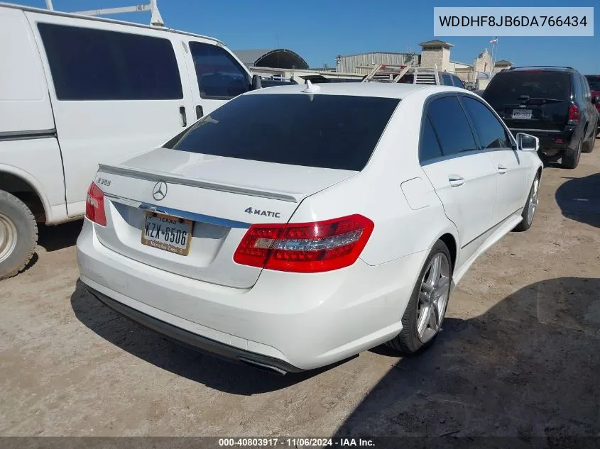 2013 Mercedes-Benz E 350 4Matic VIN: WDDHF8JB6DA766434 Lot: 40803917