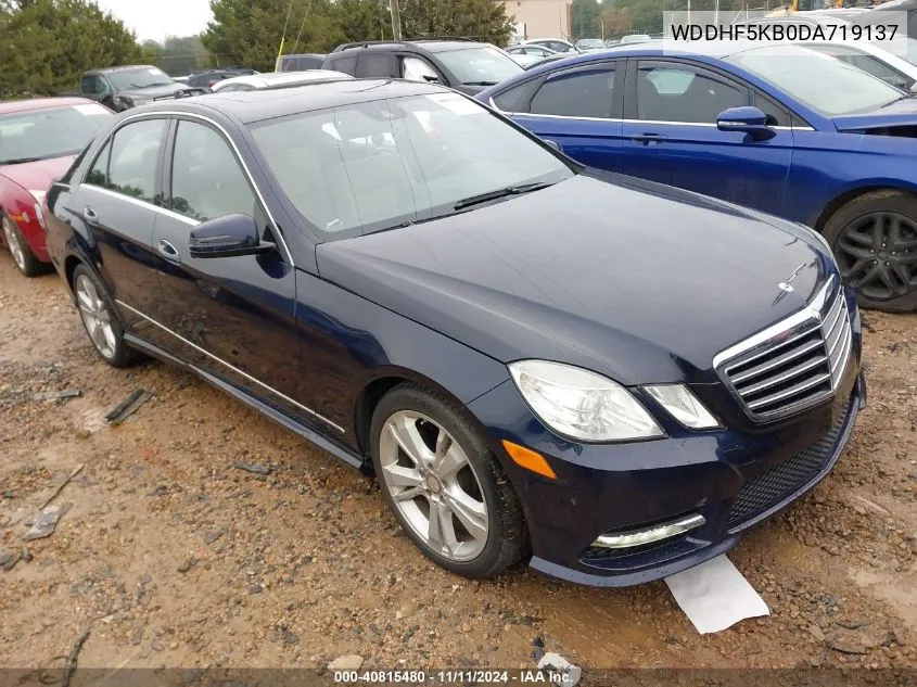 2013 Mercedes-Benz E 350 VIN: WDDHF5KB0DA719137 Lot: 40815480