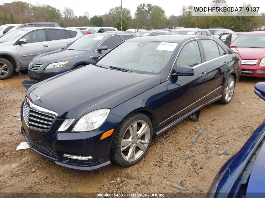 2013 Mercedes-Benz E 350 VIN: WDDHF5KB0DA719137 Lot: 40815480