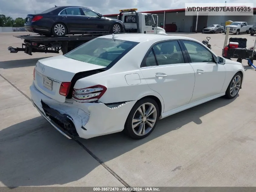 2014 Mercedes-Benz E 350 VIN: WDDHF5KB7EA816935 Lot: 39572470