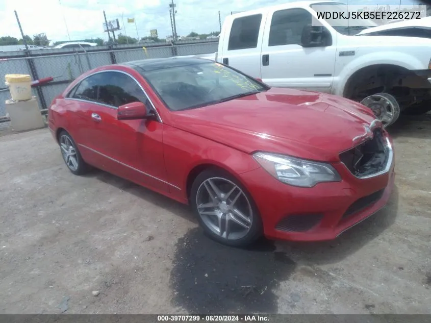 2014 Mercedes-Benz E 350 VIN: WDDKJ5KB5EF226272 Lot: 39707299