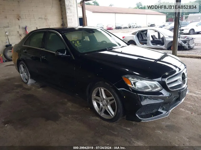 2014 Mercedes-Benz E 350 4Matic VIN: WDDHF8JB1EA852834 Lot: 39942019