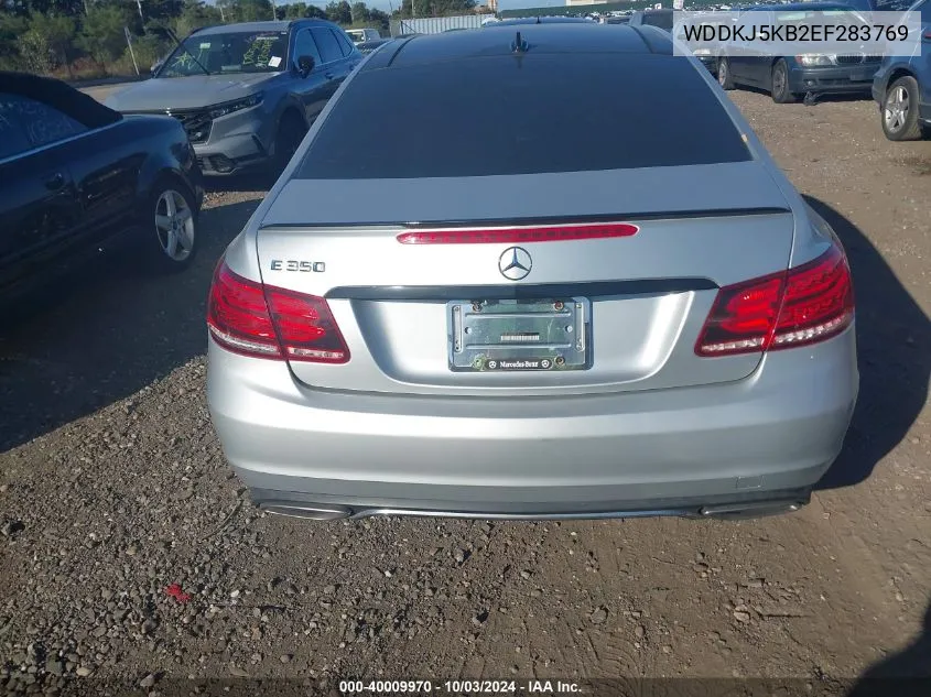 2014 Mercedes-Benz E 350 VIN: WDDKJ5KB2EF283769 Lot: 40009970