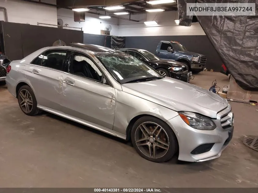 2014 Mercedes-Benz E 350 4Matic VIN: WDDHF8JB3EA997244 Lot: 40143381