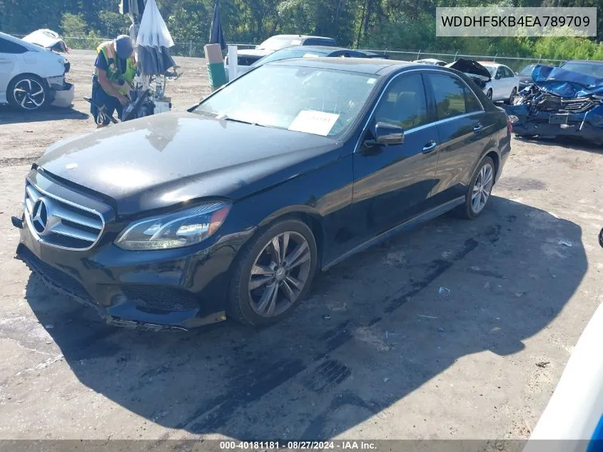 2014 Mercedes-Benz E 350 VIN: WDDHF5KB4EA789709 Lot: 40181181