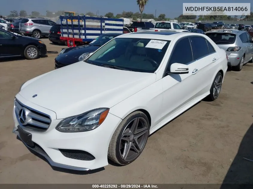 2014 Mercedes-Benz E 350 VIN: WDDHF5KB5EA814066 Lot: 40225292