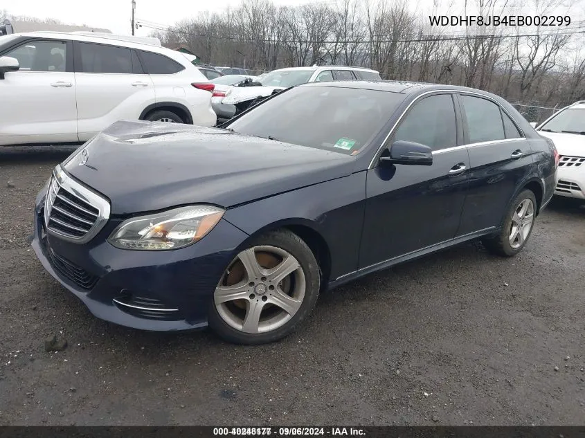 2014 Mercedes-Benz E 350 4Matic VIN: WDDHF8JB4EB002299 Lot: 40248177