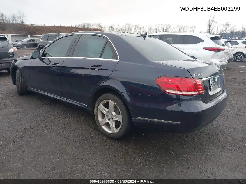 WDDHF8JB4EB002299 2014 Mercedes-Benz E 350 4Matic