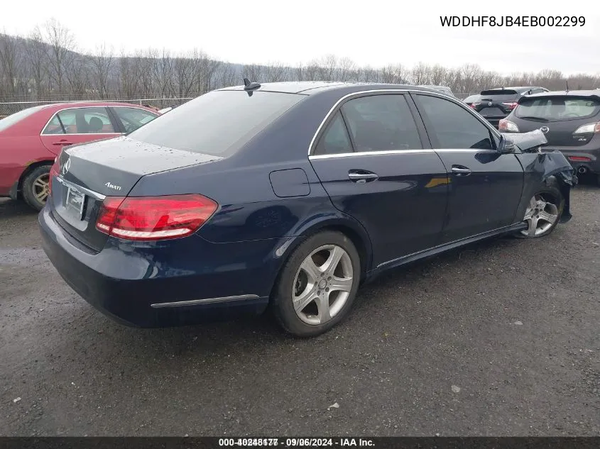 WDDHF8JB4EB002299 2014 Mercedes-Benz E 350 4Matic