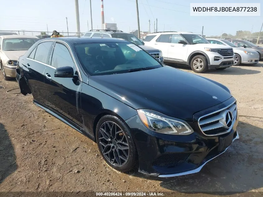 2014 Mercedes-Benz E 350 4Matic VIN: WDDHF8JB0EA877238 Lot: 40286424