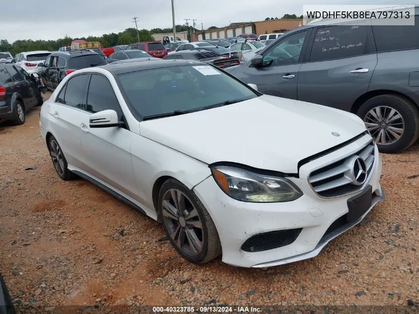 2014 Mercedes-Benz E 350 VIN: WDDHF5KB8EA797313 Lot: 40323785