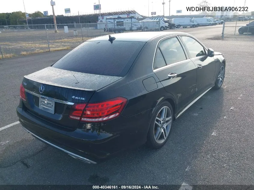 2014 Mercedes-Benz E 350 350 4Matic VIN: WDDHF8JB3EA906232 Lot: 40346161