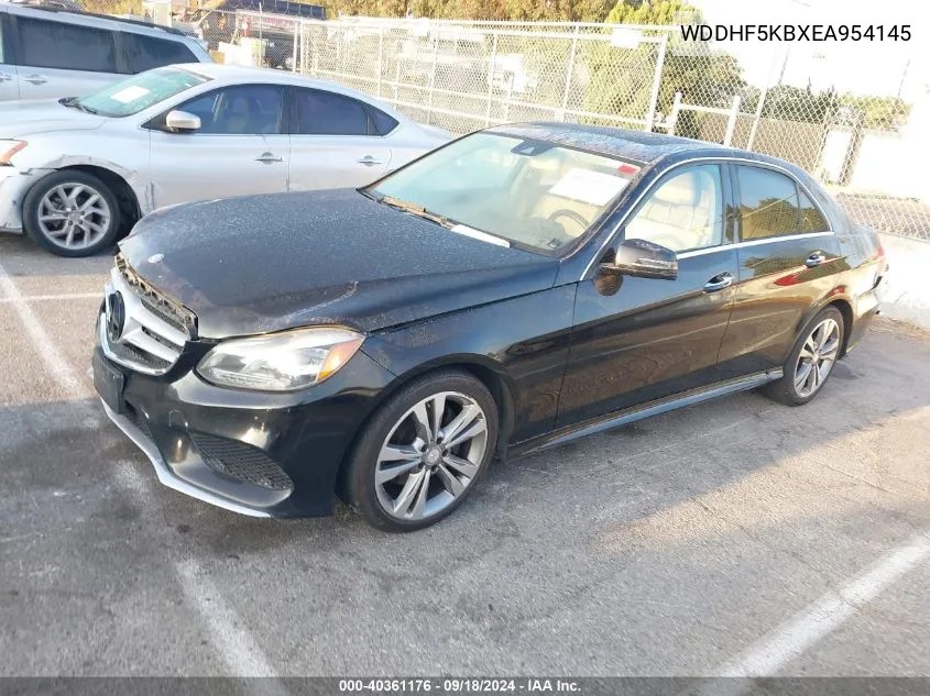 2014 Mercedes-Benz E 350 VIN: WDDHF5KBXEA954145 Lot: 40361176