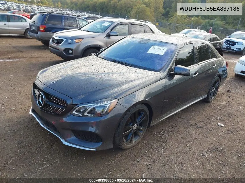 2014 Mercedes-Benz E 350 4Matic/E 350 Sport VIN: WDDHF8JB5EA837186 Lot: 40398635