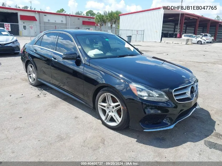 2014 Mercedes-Benz E 350 4Matic/E 350 Sport VIN: WDDHF8JB1EB047765 Lot: 40405727