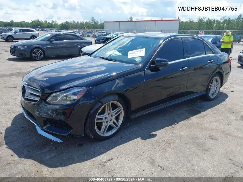 2014 Mercedes-Benz E 350 4Matic/E 350 Sport VIN: WDDHF8JB1EB047765 Lot: 40405727