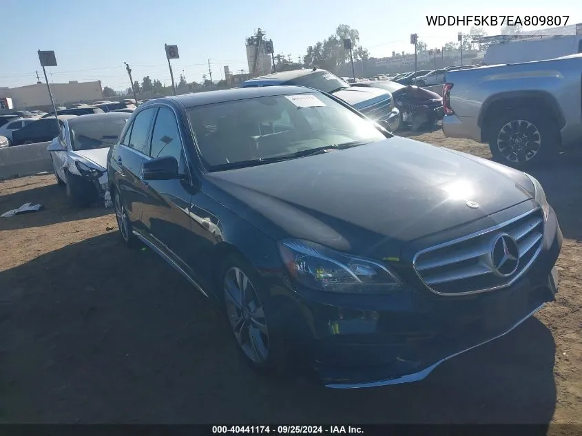 2014 Mercedes-Benz E 350 VIN: WDDHF5KB7EA809807 Lot: 40441174