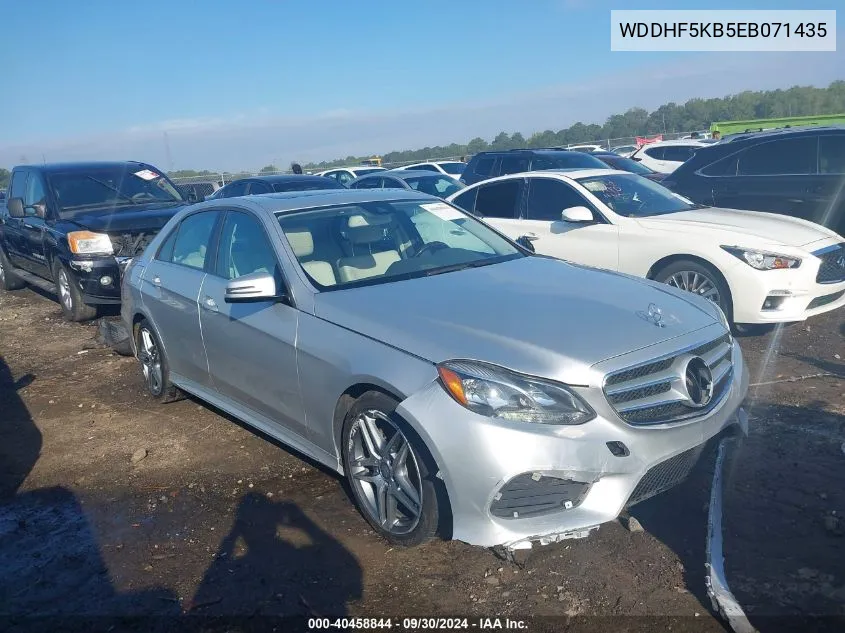 2014 Mercedes-Benz E 350 350 VIN: WDDHF5KB5EB071435 Lot: 40458844